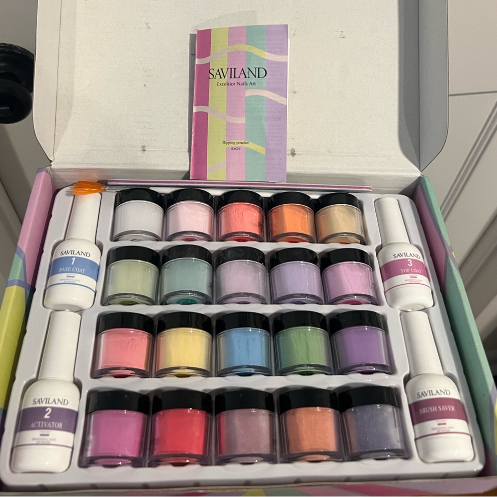 SAVILAND Dip Powder Nail Kit